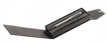 Pen Box 713 in  Description: Deluxe leather look